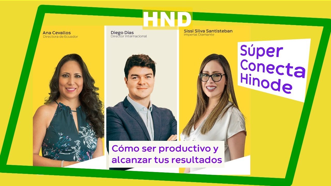 🚀🔹 CONECTA HND EN VIVO 🔹Presentación de nuevos productos, con Grandes Líderes🔥 HINODE GROUP 🌐.