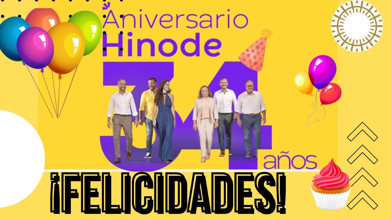 HND VIVO 💛💜 Hinode cumple 34 años de existir 💛💜 Celebra con HND en vivo desde Brasil, en español
